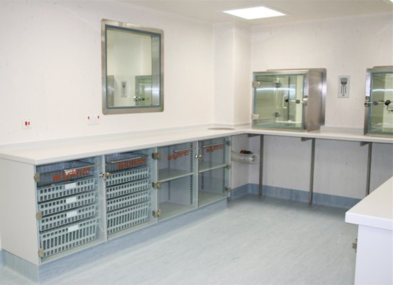 Aseptic preparation room